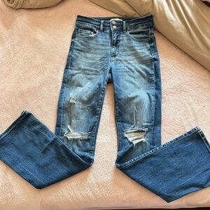 BKE Women's Blue Boot Cut Jeans